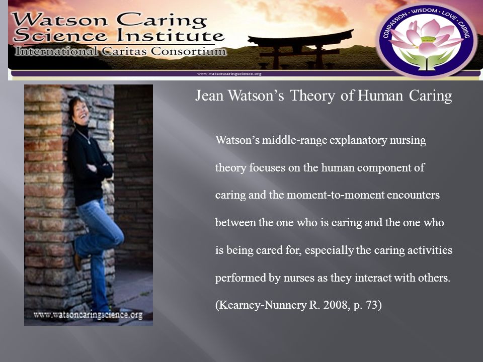 Jean watson s theory of human caring and community health nursing